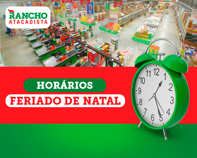Horários Feriado de Natal