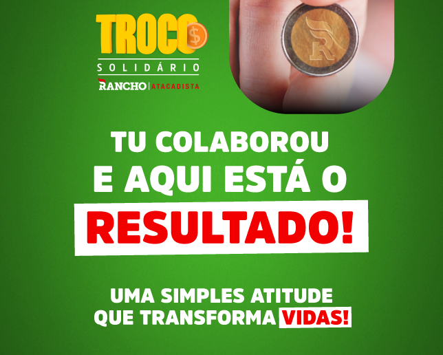 Resultado Troco Solidário Outubro de 2024