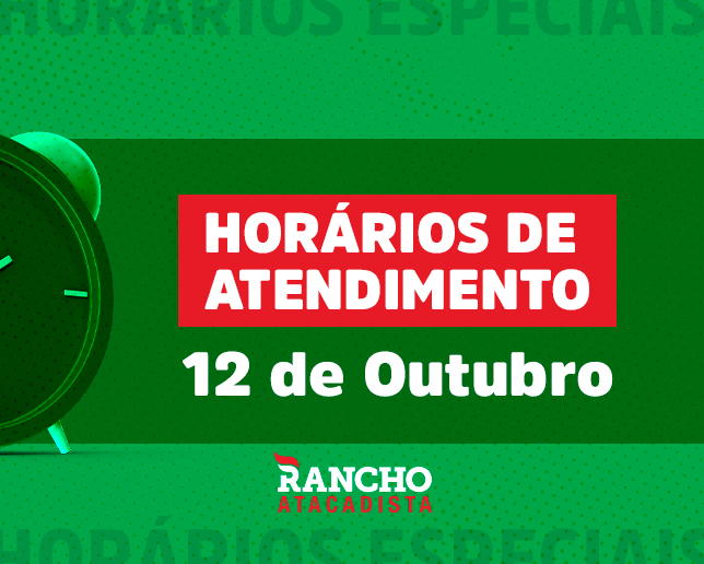 Horários Feriado 12 de Outubro