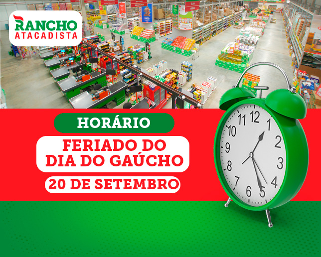 Horários Feriado 20 de Setembro