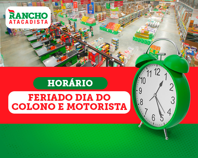 Horários Dia do Colono e Do Motorista