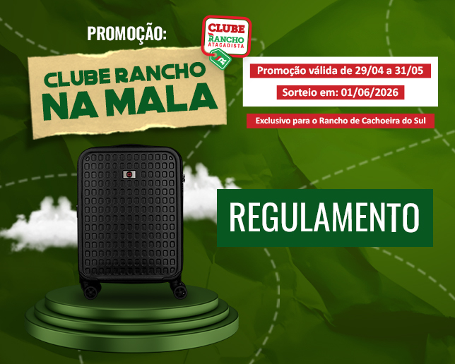 Promoção Clube Rancho na mala