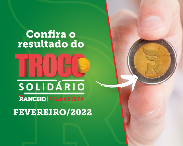 Confira o resultado do Troco Solidário de setembro de 2022